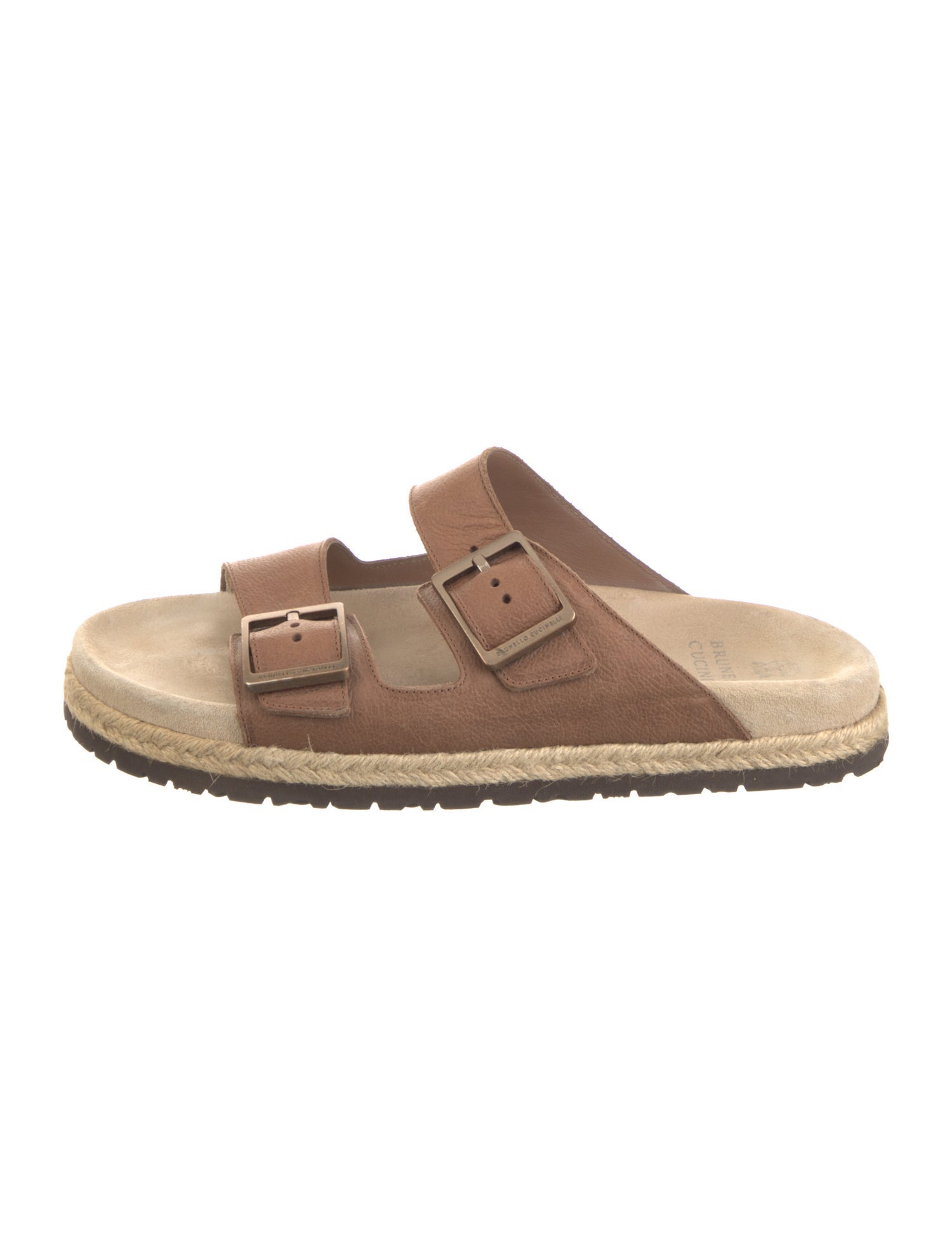 Brunello Cucinelli Leather Slides