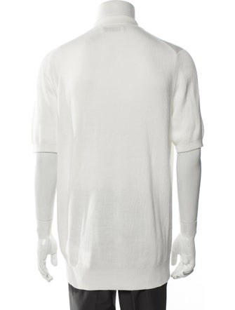 Brunello Cucinelli Turtleneck Short Sleeve Polo Sweater