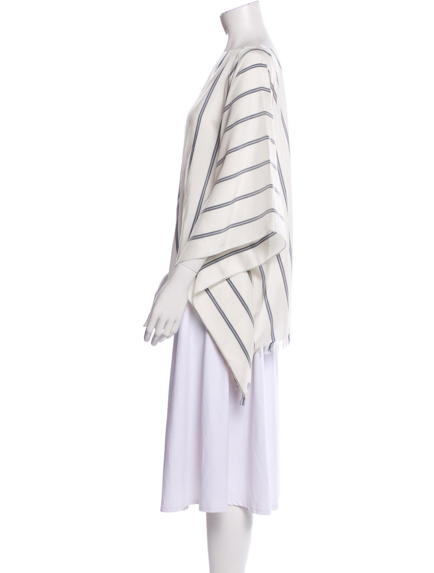 Brunello Cucinelli Silk Striped Tunic