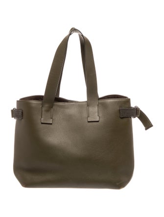 Brunello Cucinelli Leather Shoulder Bag