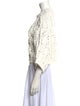 Brunello Cucinelli Lace Pattern Crew Neck Sweater