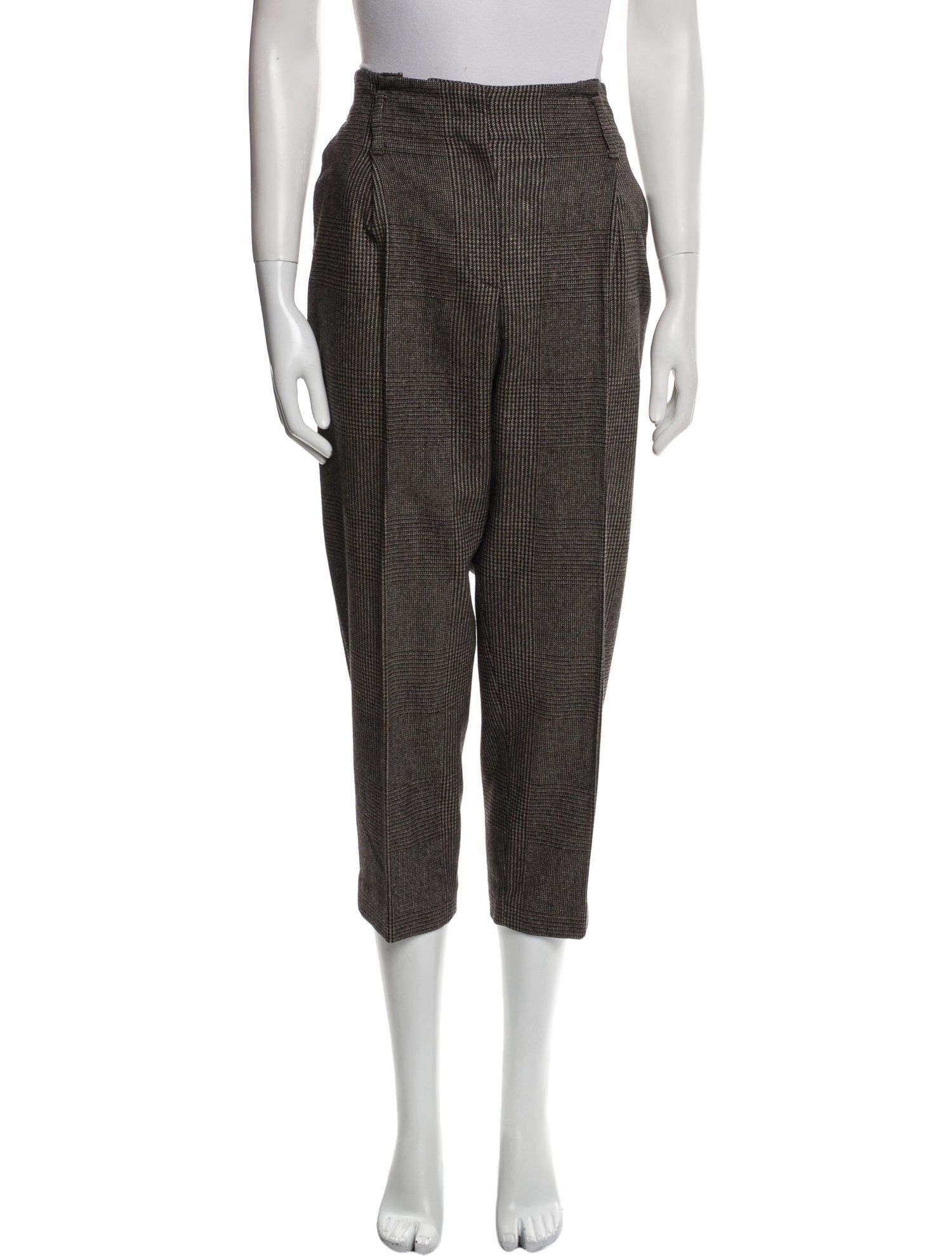 Brunello Cucinelli Virgin Wool Straight Leg Pants