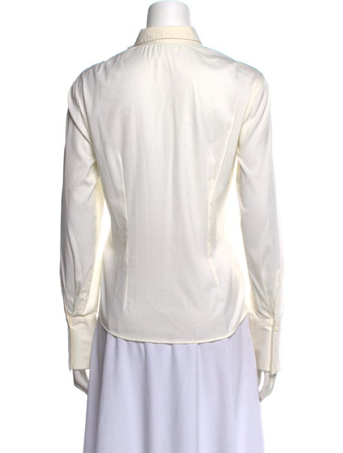 Brunello Cucinelli Long Sleeve Button-Up Top