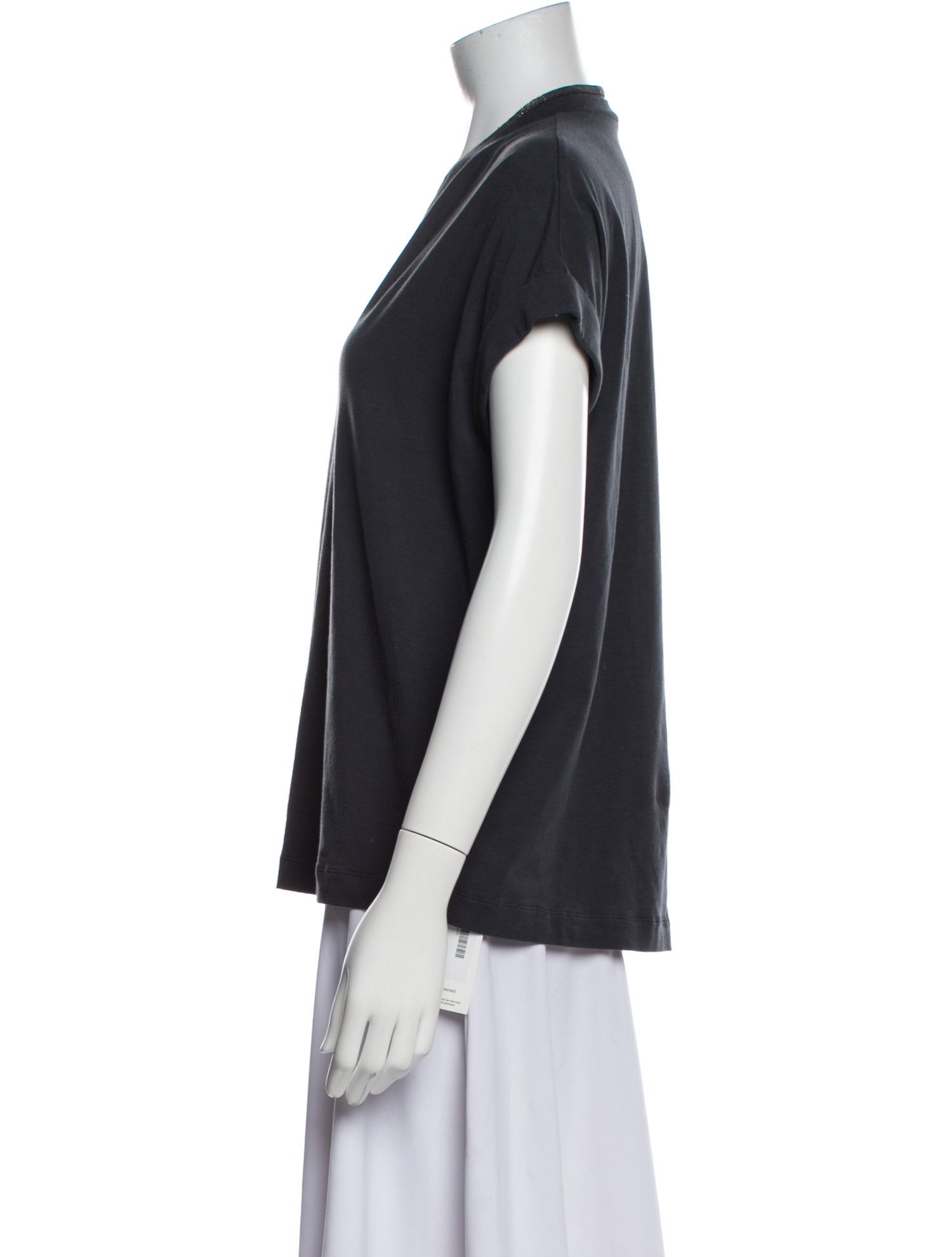 Brunello Cucinelli V-Neck Short Sleeve T-Shirt