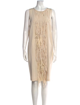 Brunello Cucinelli Scoop Neck Knee-Length Dress