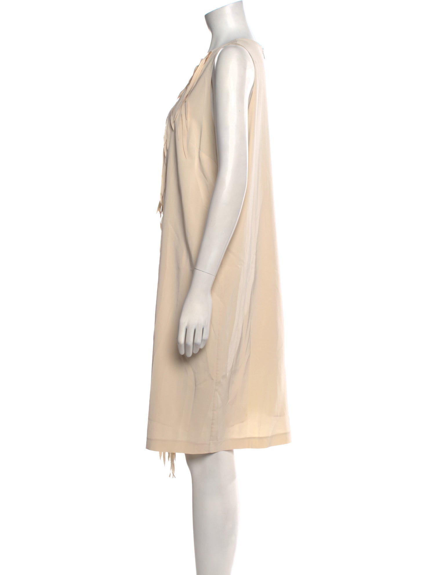 Brunello Cucinelli Scoop Neck Knee-Length Dress