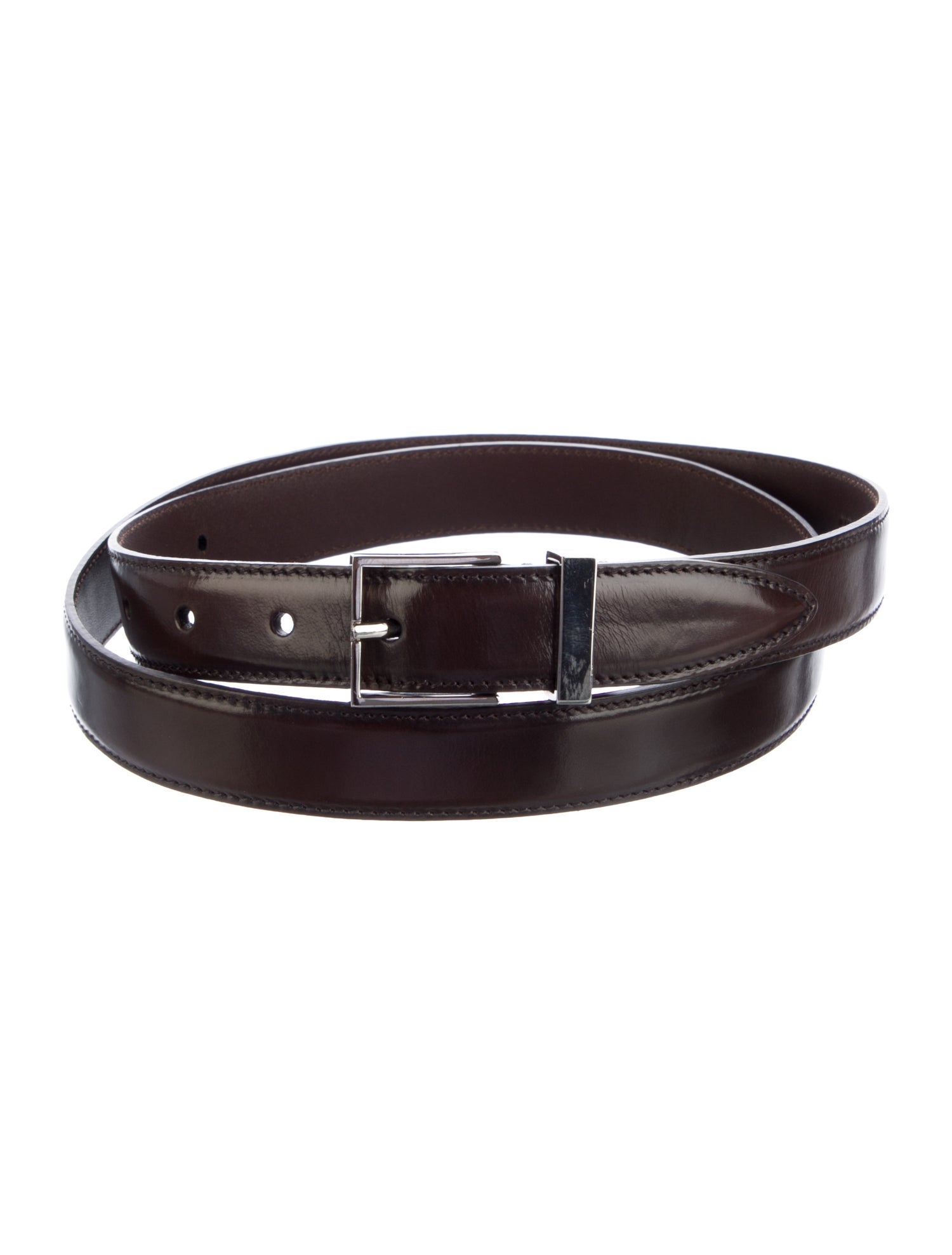 Brunello Cucinelli Skinny Leather Belt