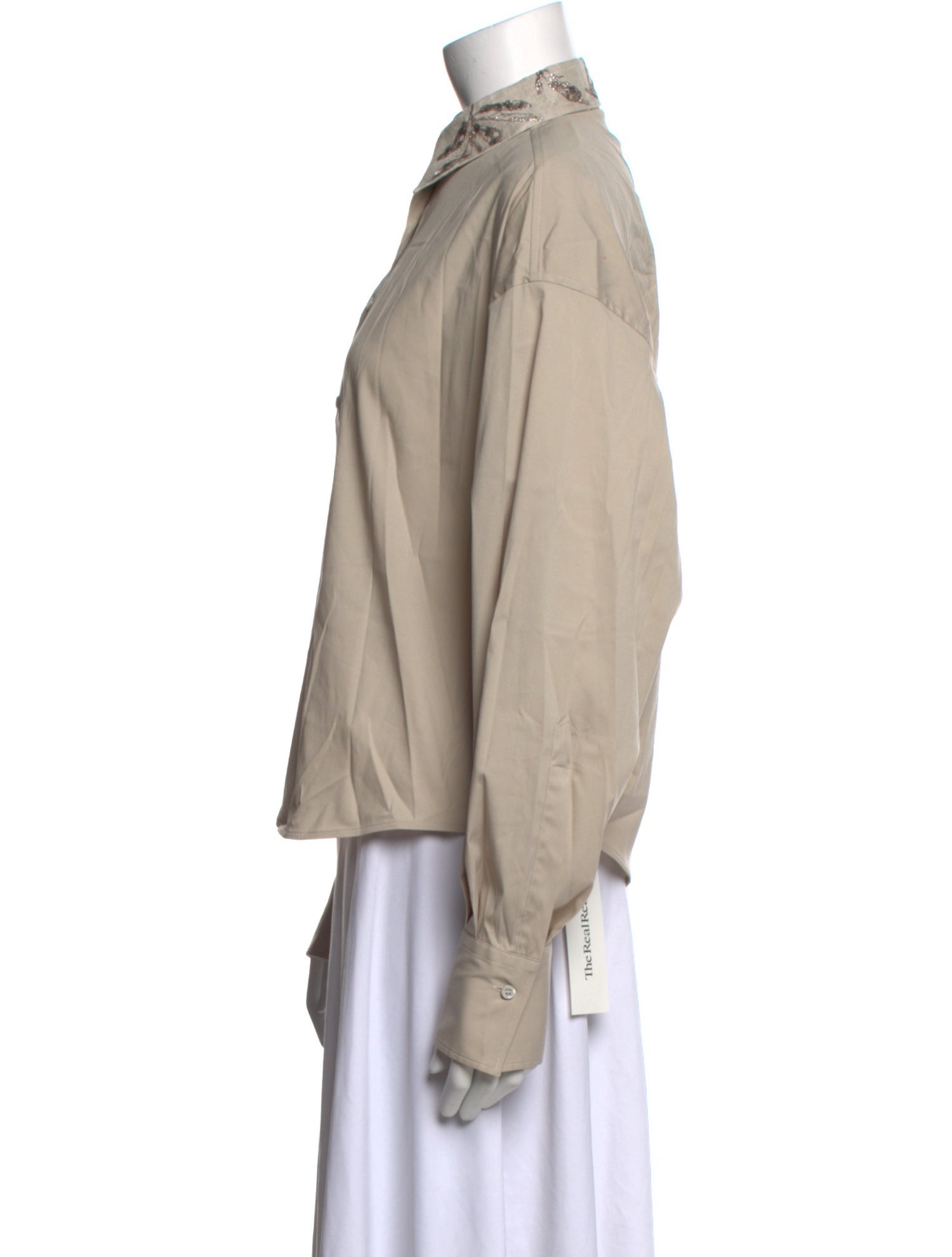 Brunello Cucinelli Long Sleeve Button-Up Top w/ Tags