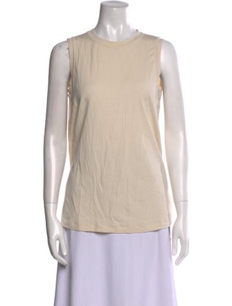 Brunello Cucinelli Crew Neck Sleeveless Top