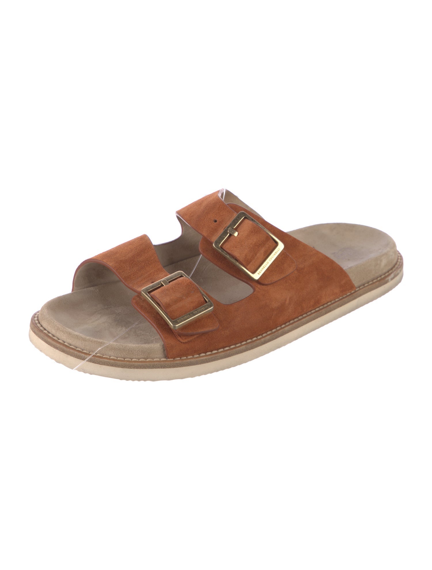 Brunello Cucinelli Suede Slides