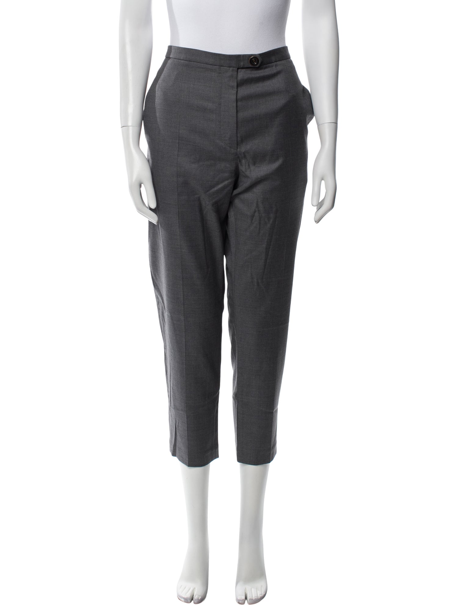 Brunello Cucinelli Virgin Wool Straight Leg Pants