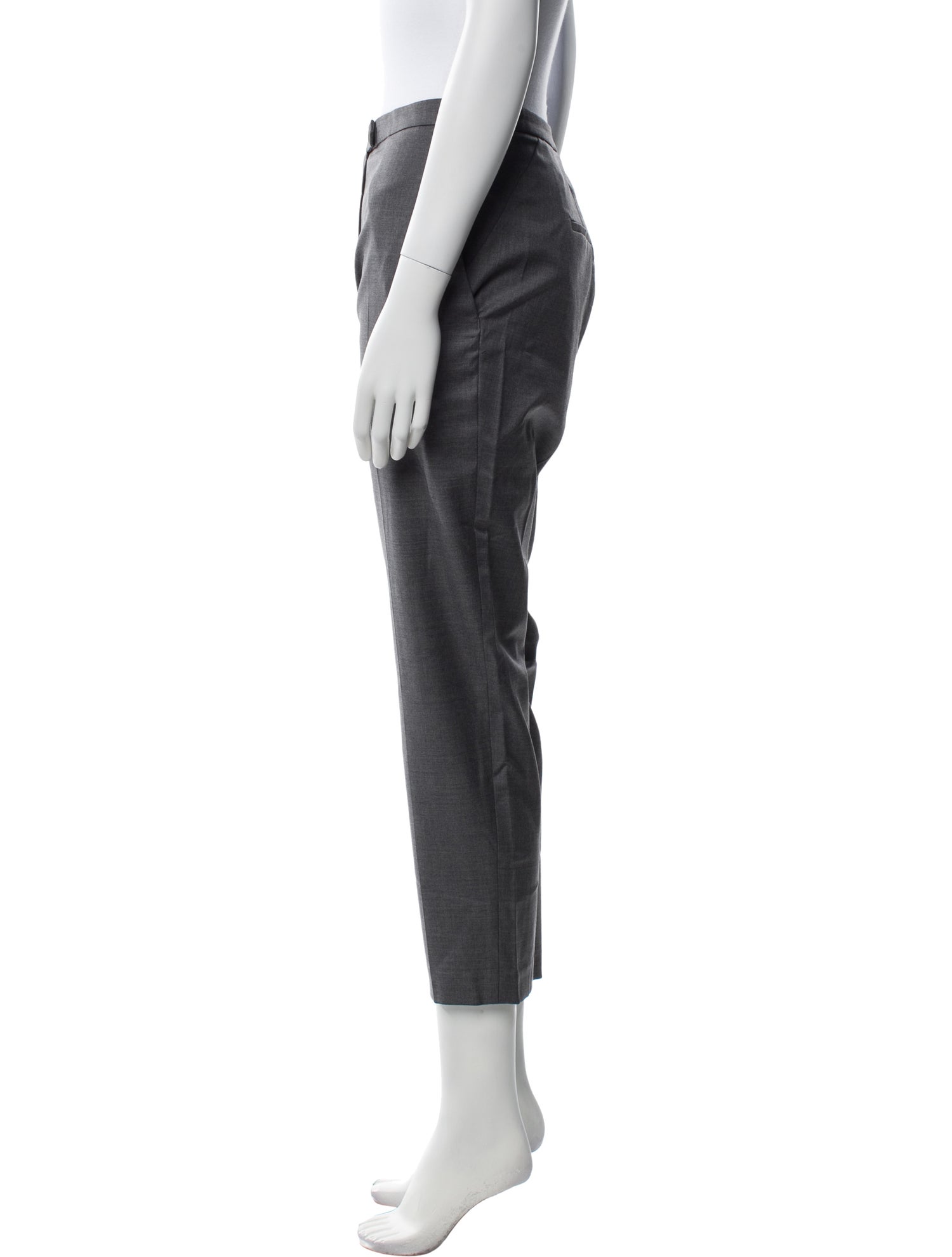 Brunello Cucinelli Virgin Wool Straight Leg Pants