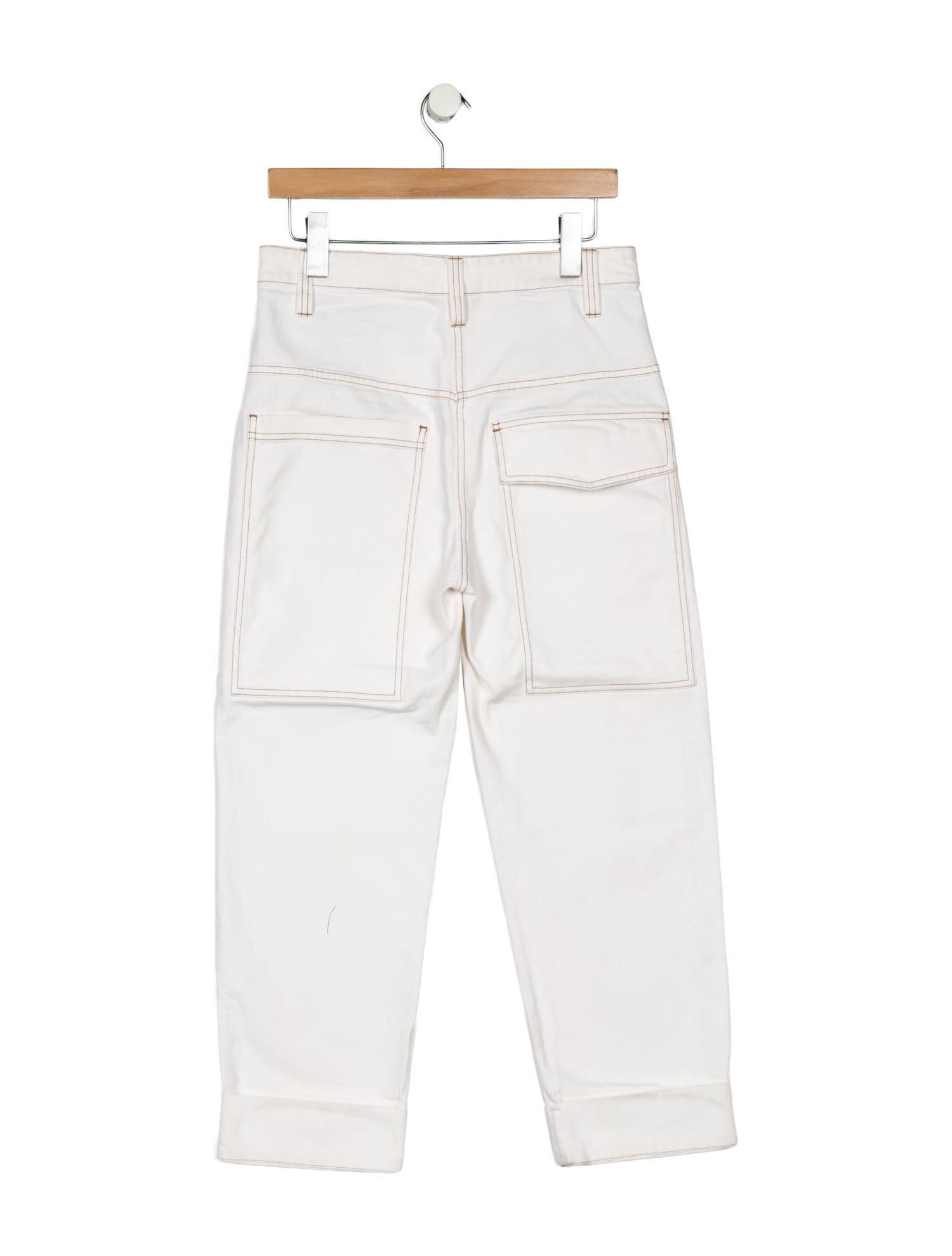 Brunello Cucinelli High-Rise Straight Leg Jeans
