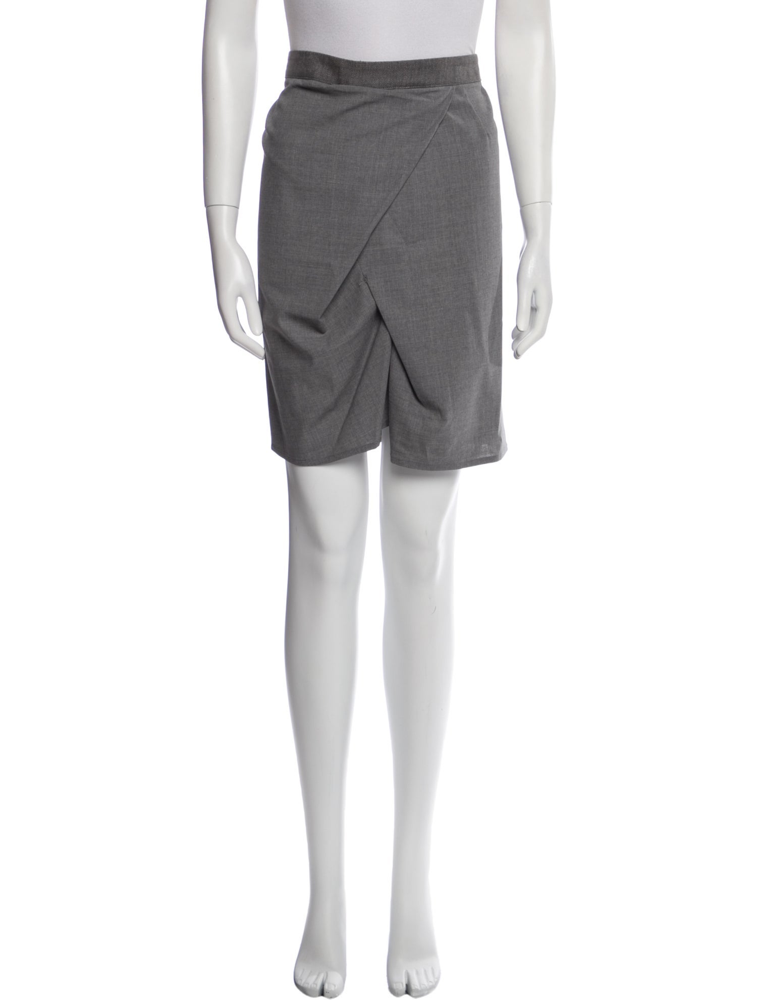 Brunello Cucinelli Virgin Wool Knee-Length Skirt