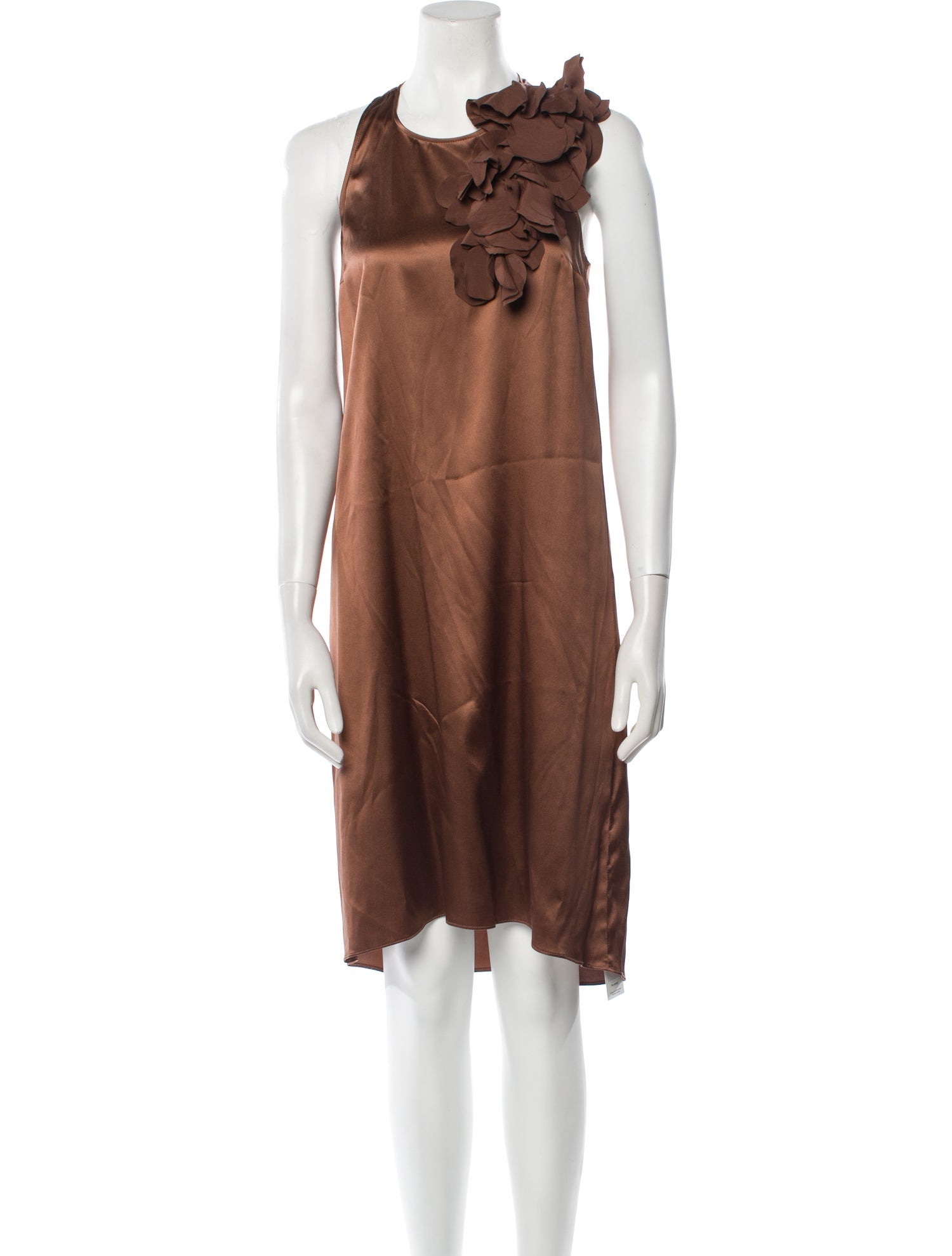 Brunello Cucinelli Silk Knee-Length Dress