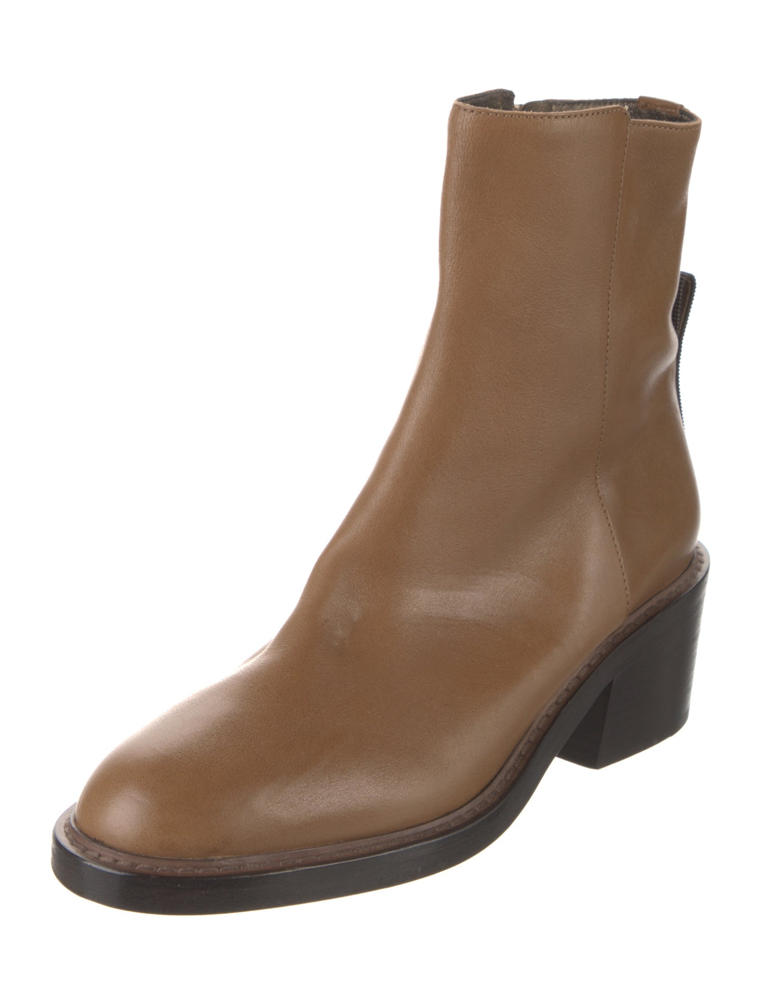 Brunello Cucinelli Monili Leather Boots