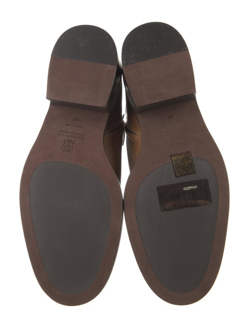 Brunello Cucinelli Monili Leather Boots