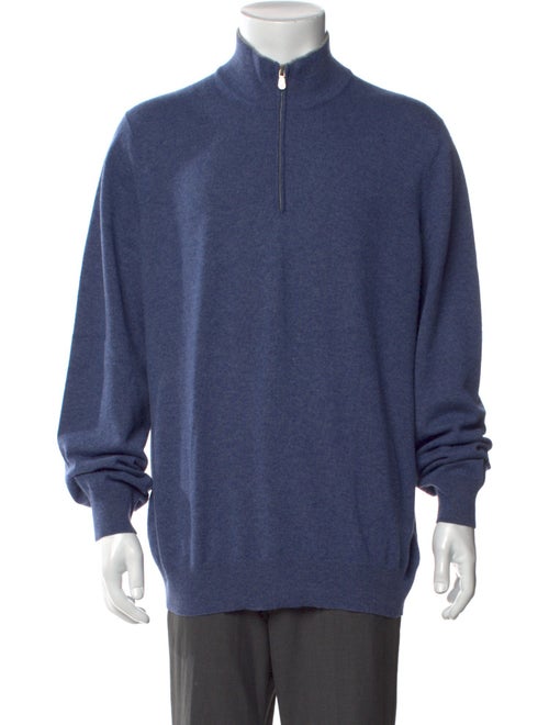 Brunello Cucinelli Cashmere Turtleneck Polo Sweater