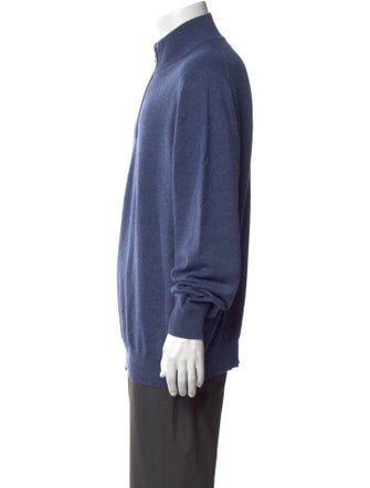 Brunello Cucinelli Cashmere Turtleneck Polo Sweater