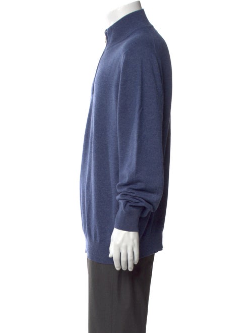Brunello Cucinelli Cashmere Turtleneck Polo Sweater
