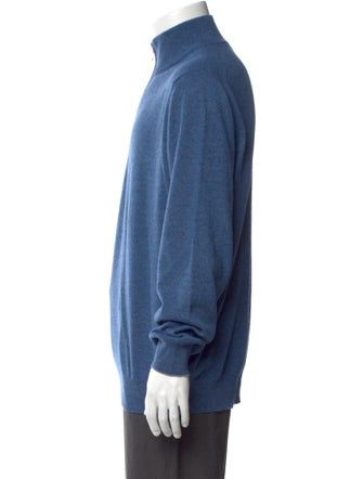 Brunello Cucinelli Cashmere Turtleneck Polo Sweater