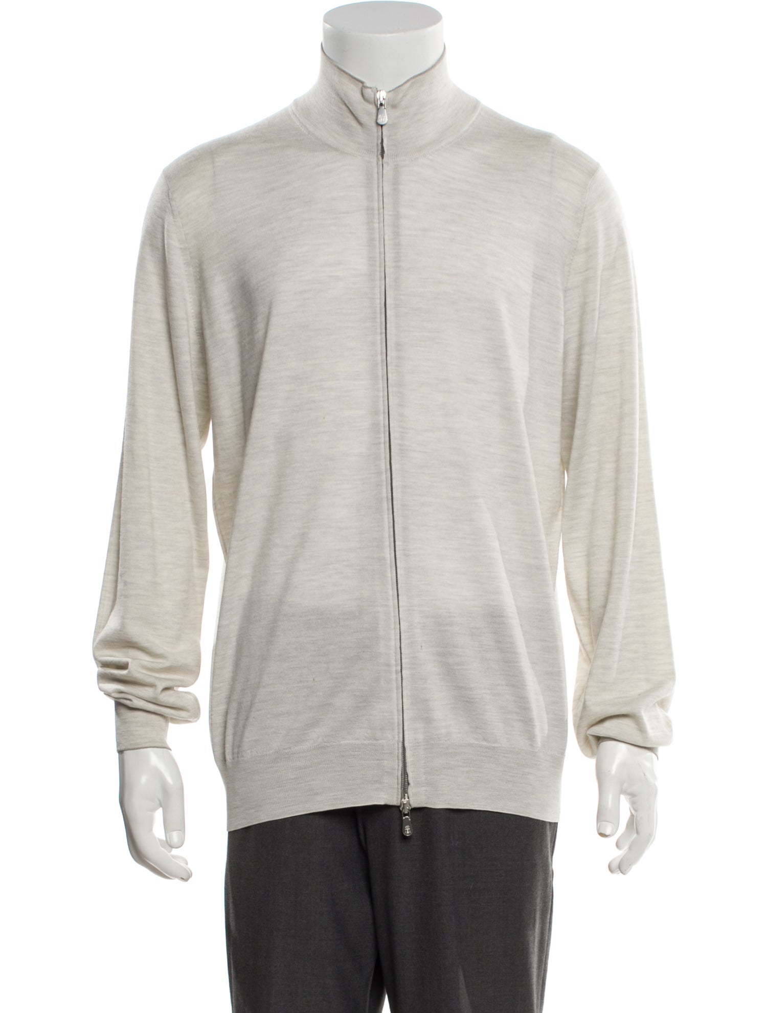 Brunello Cucinelli Cashmere Mock Neck Sweatshirt