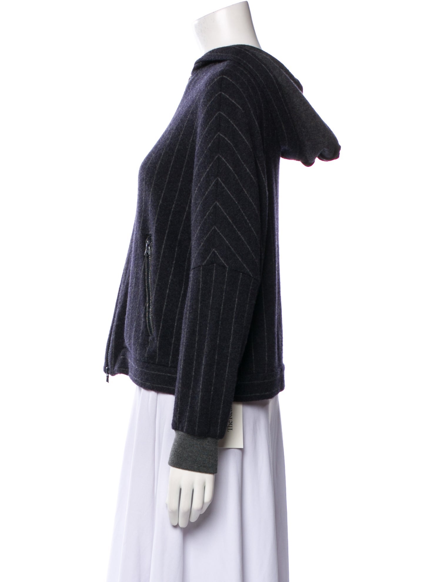 Brunello Cucinelli Cashmere Striped Evening Jacket