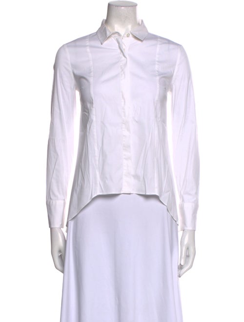 Brunello Cucinelli Long Sleeve Button-Up Top