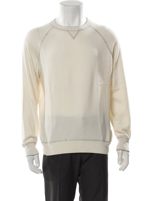 Brunello Cucinelli Virgin Wool Crew Neck Pullover