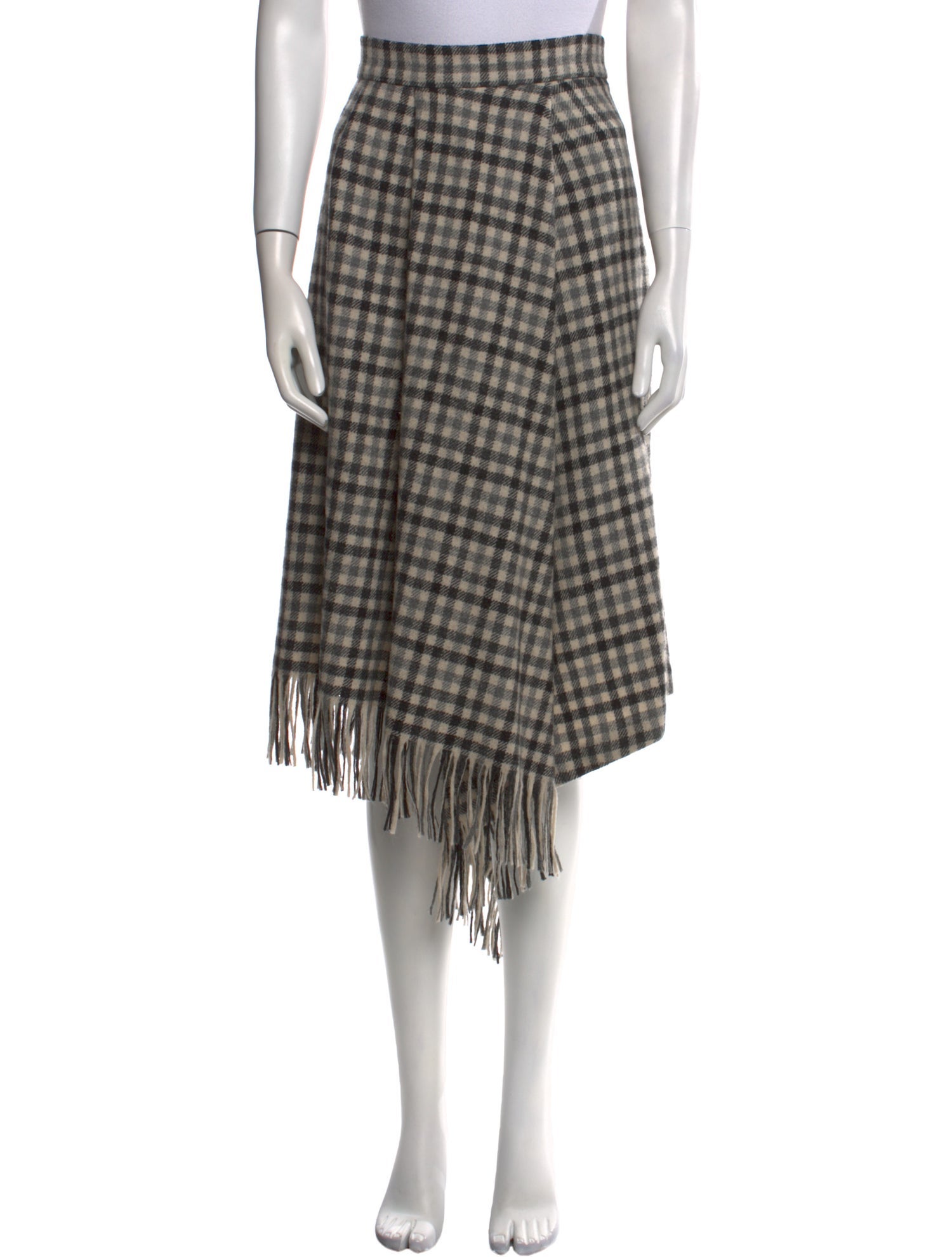 Brunello Cucinelli Virgin Wool Midi Length Skirt