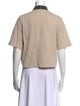 Brunello Cucinelli Short Sleeve Crop Top