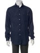Brunello Cucinelli Linen Long Sleeve Dress Shirt