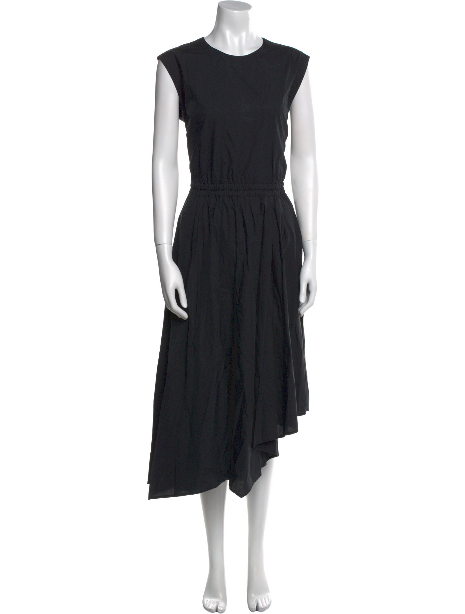 Brunello Cucinelli Crew Neck Midi Length Dress