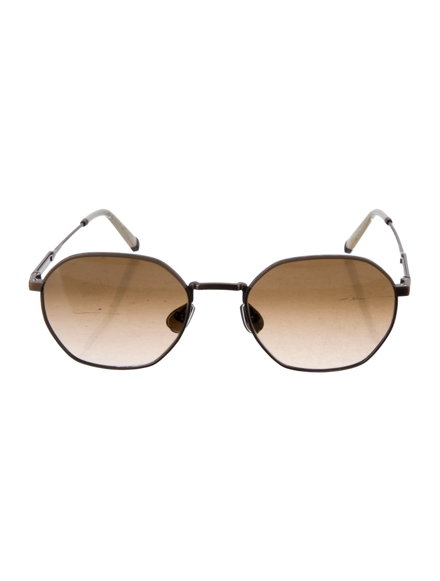 Brunello Cucinelli Square Gradient Sunglasses w/ Tags