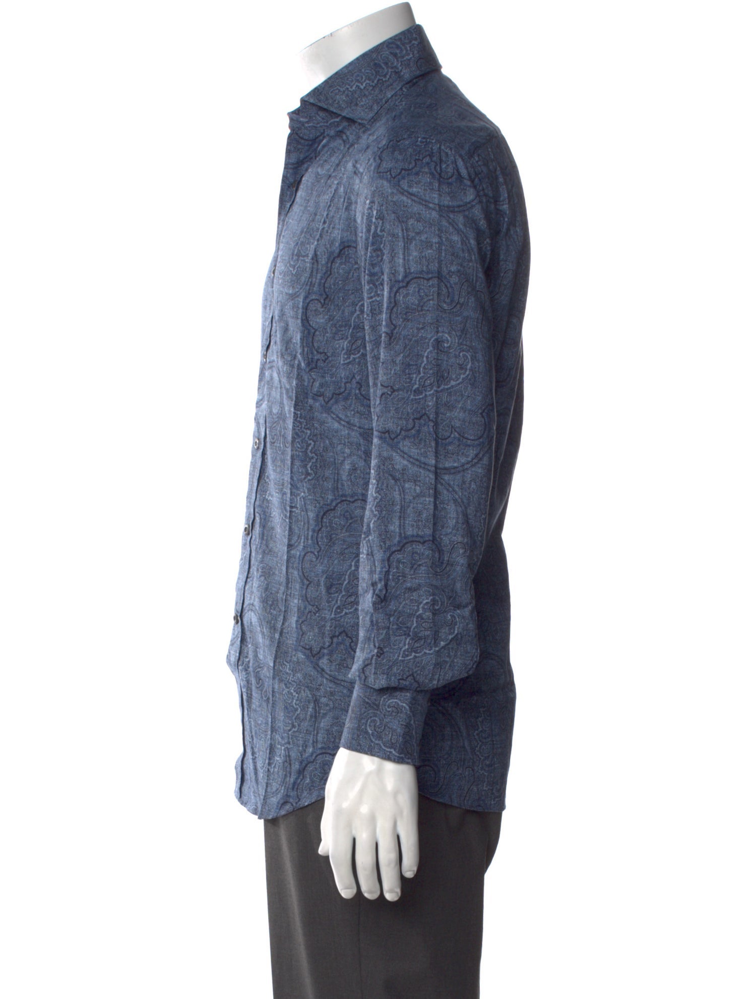 Brunello Cucinelli Printed Long Sleeve Dress Shirt w/ Tags