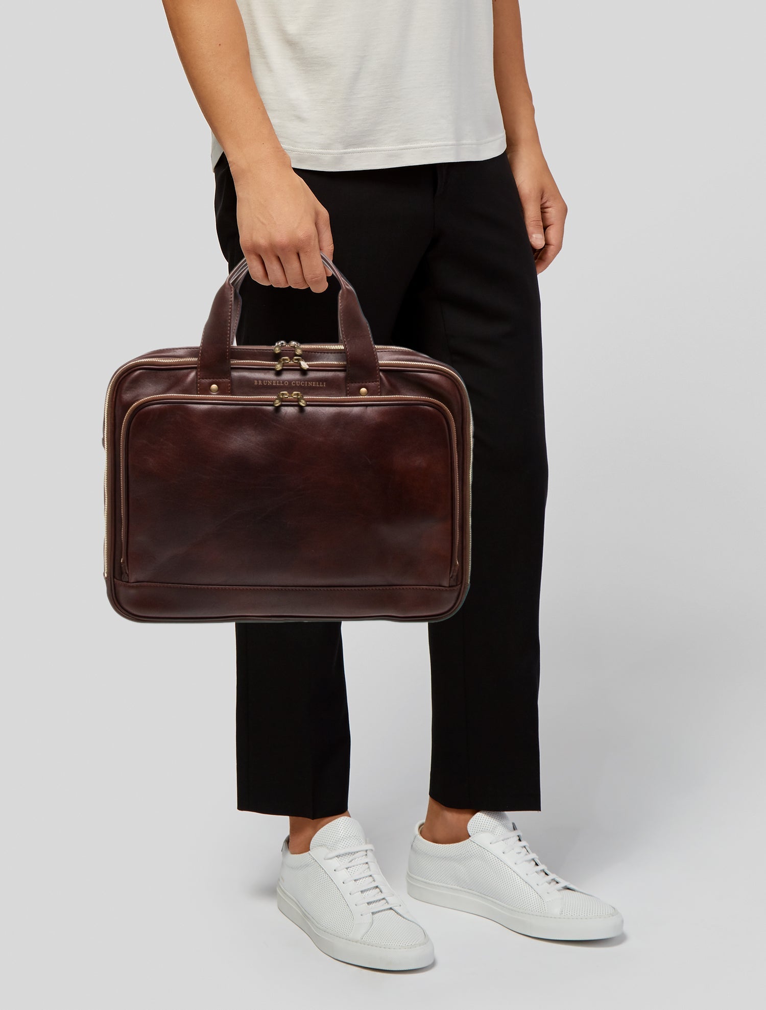 Brunello Cucinelli Leather Briefcase