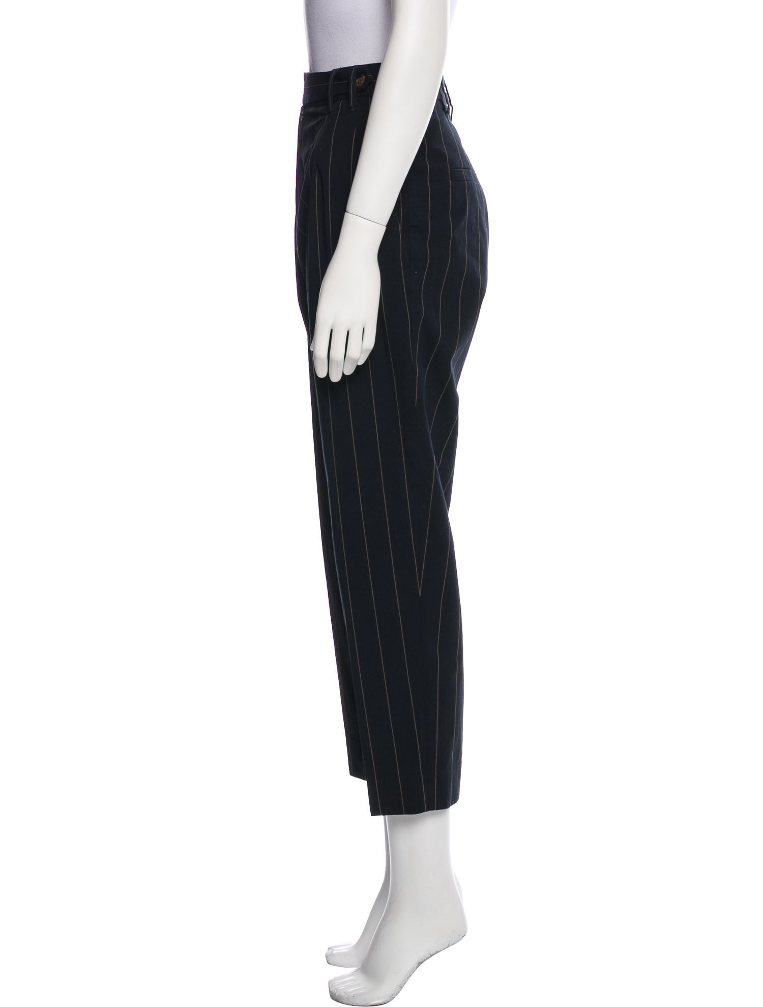 Brunello Cucinelli Striped Straight Leg Pants
