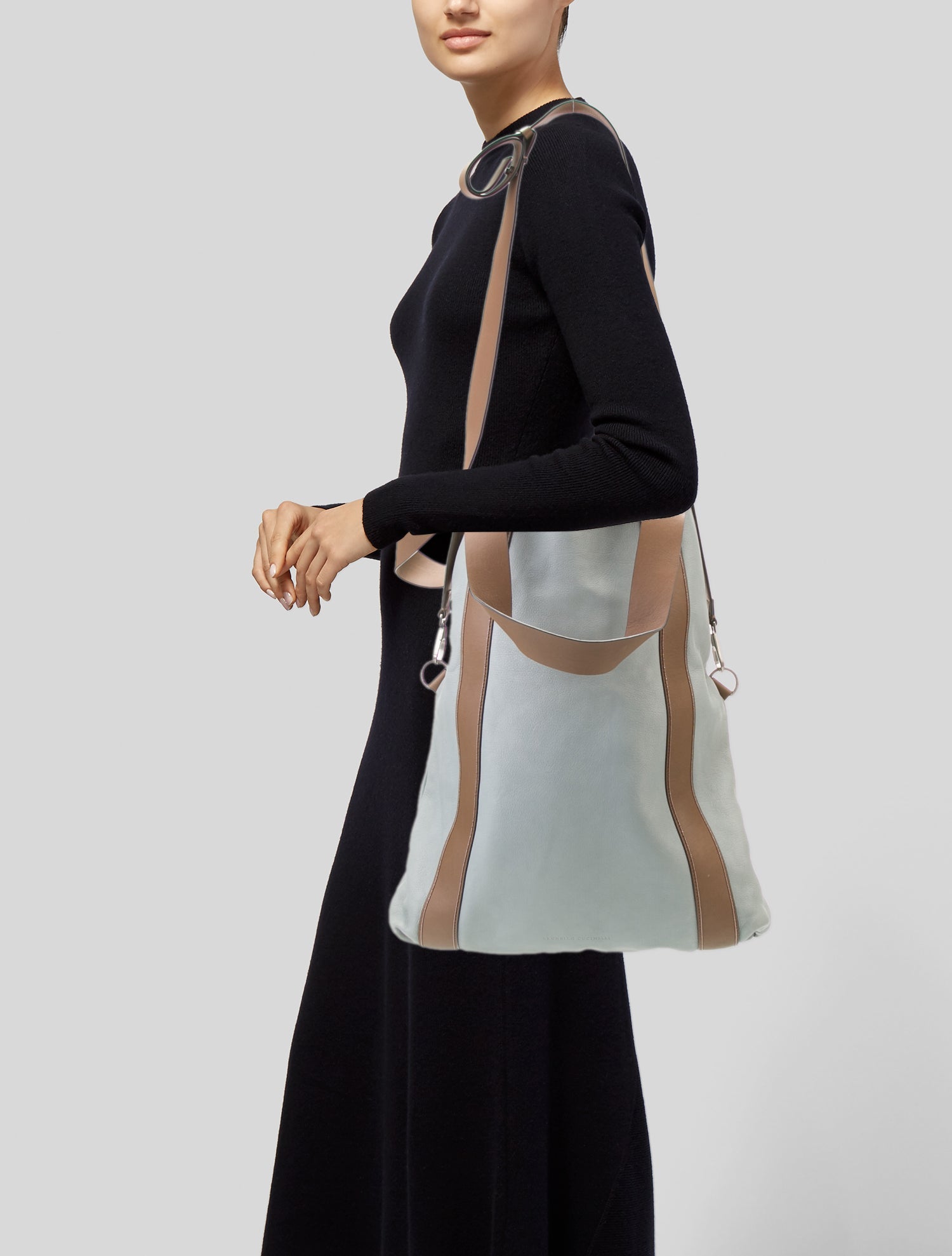 Brunello Cucinelli Leather Shoulder Bag