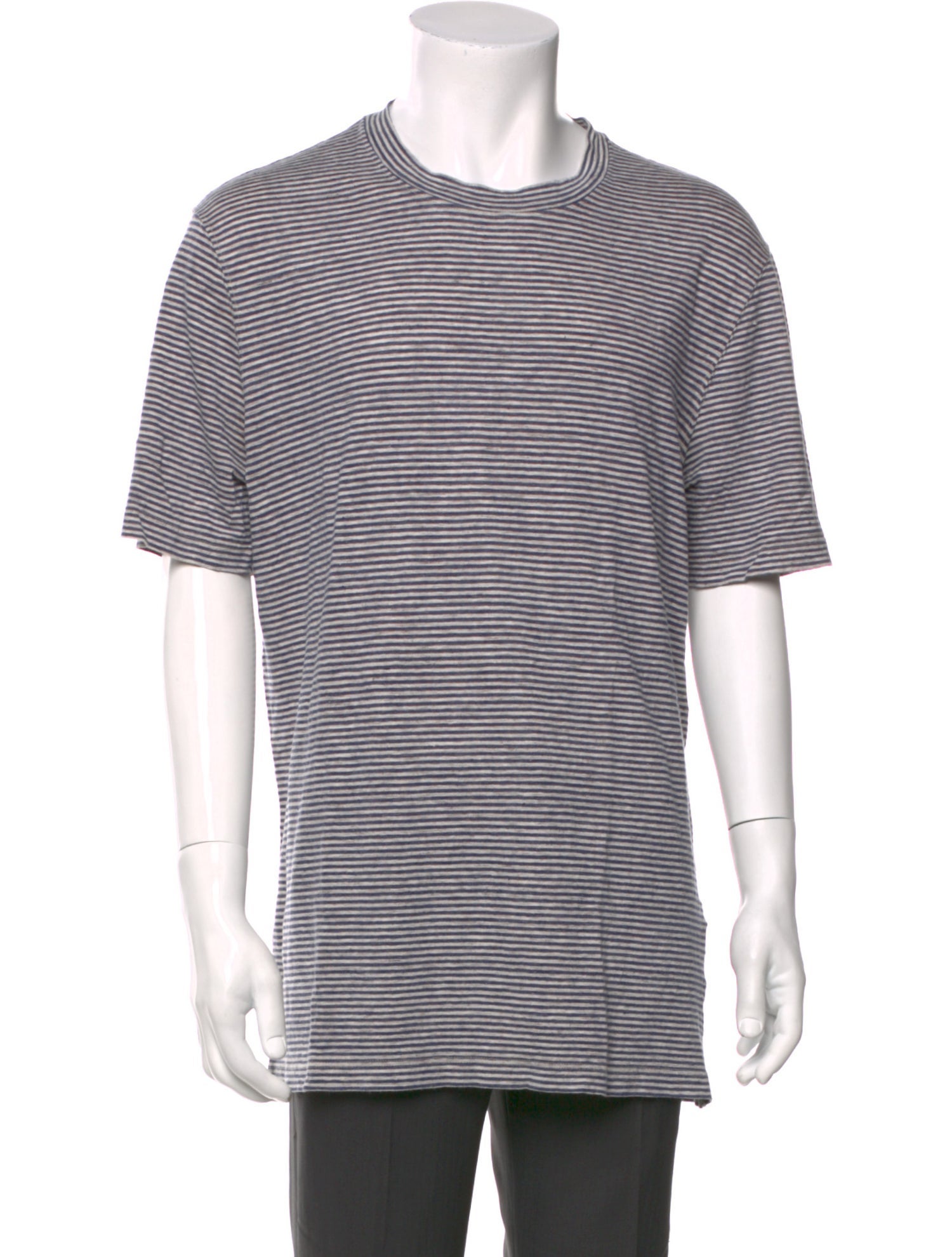Brunello Cucinelli Striped Crew Neck T-Shirt