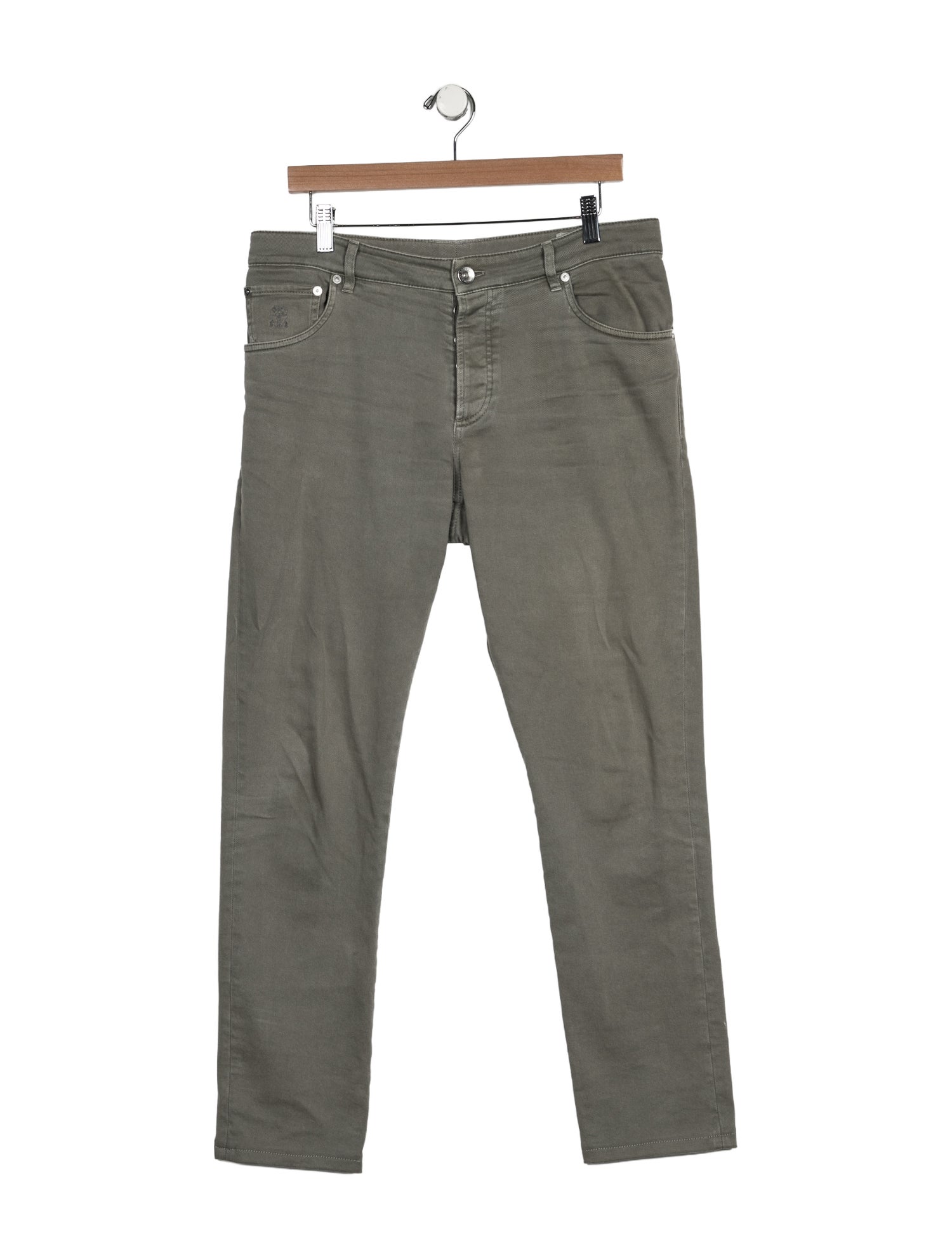 Brunello Cucinelli Mid-Rise Straight Leg Jeans