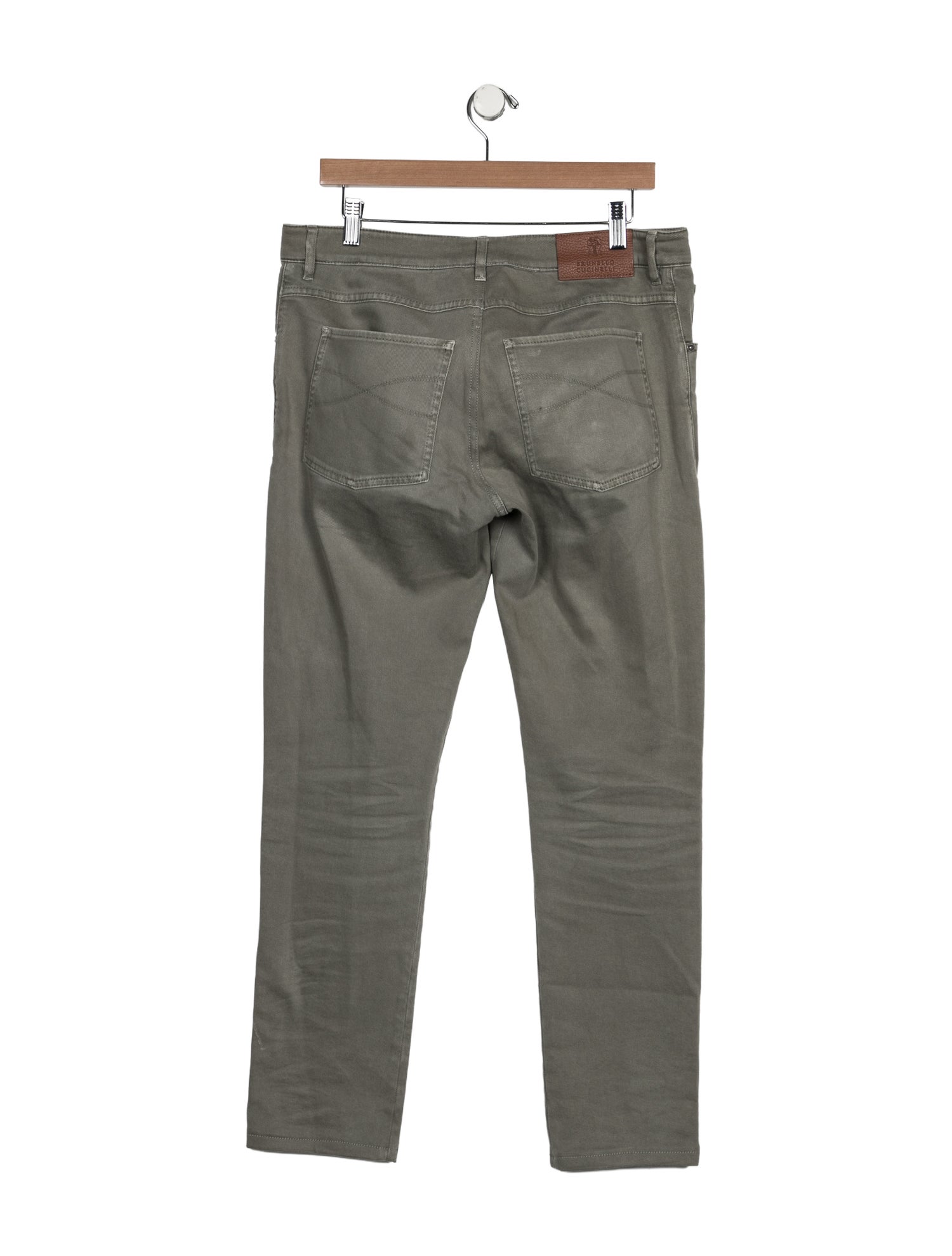 Brunello Cucinelli Mid-Rise Straight Leg Jeans