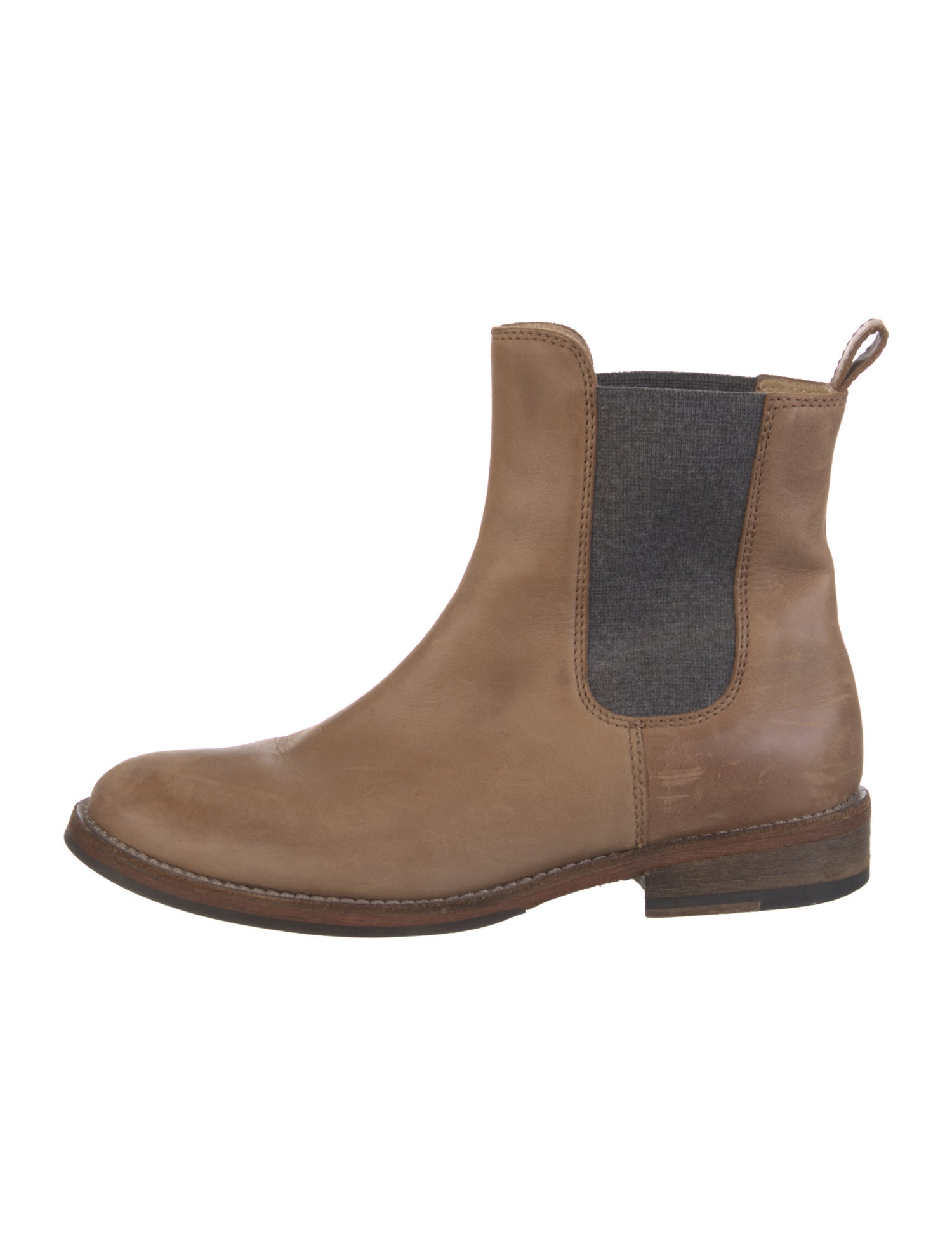 Brunello Cucinelli Leather Chelsea Boots