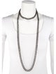 Brunello Cucinelli Double Curb Chain Choker Necklace