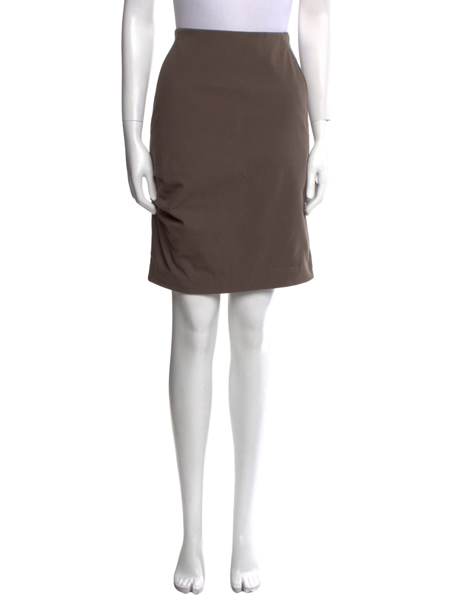 Brunello Cucinelli Pleated Accents Knee-Length Skirt