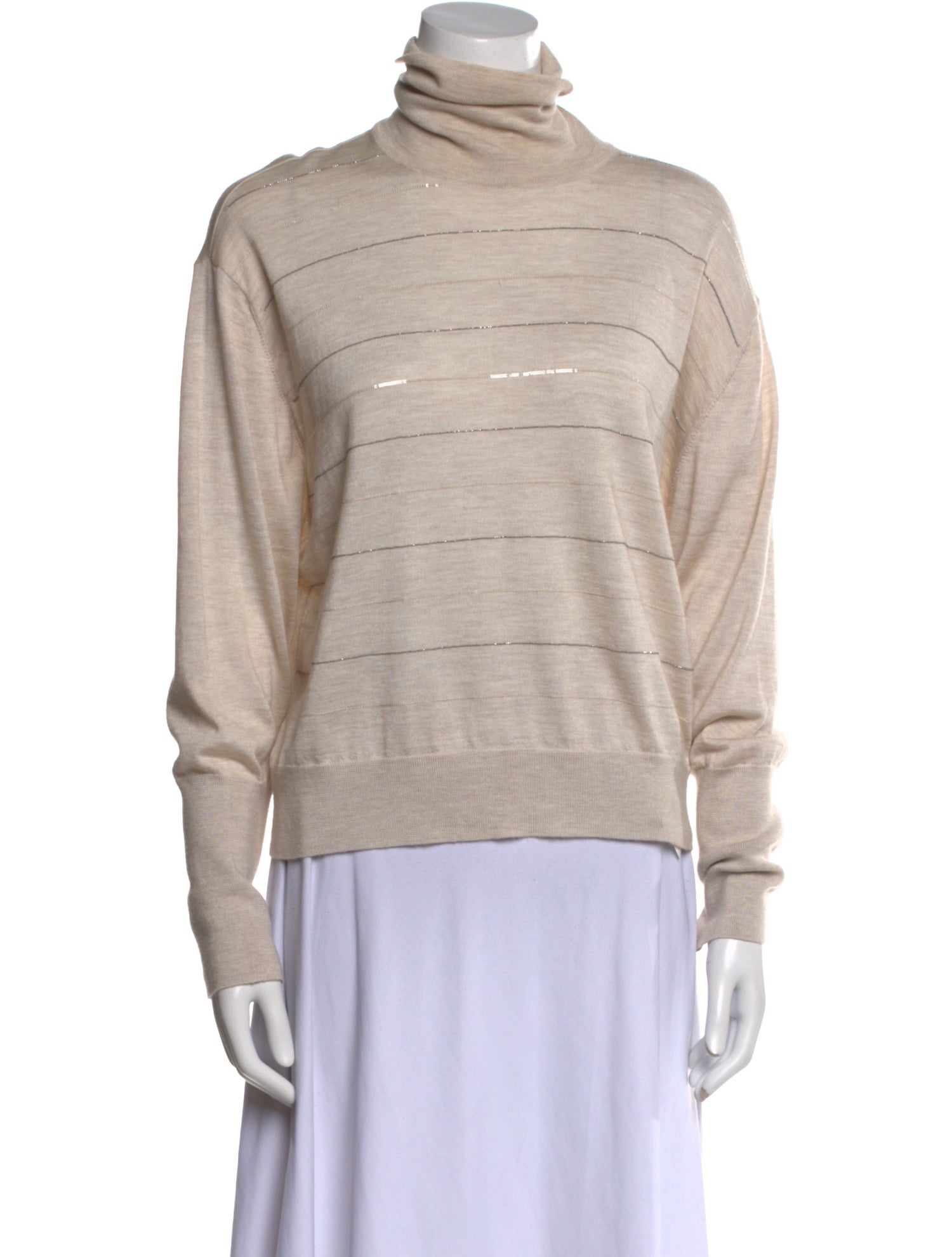 Brunello Cucinelli Cashmere Striped Sweater