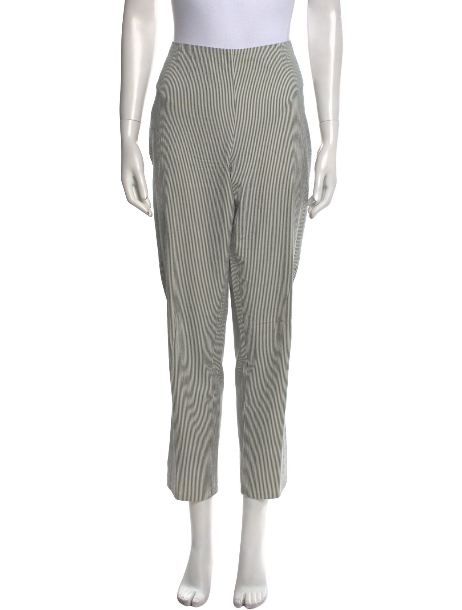 Brunello Cucinelli Striped Straight Leg Pants