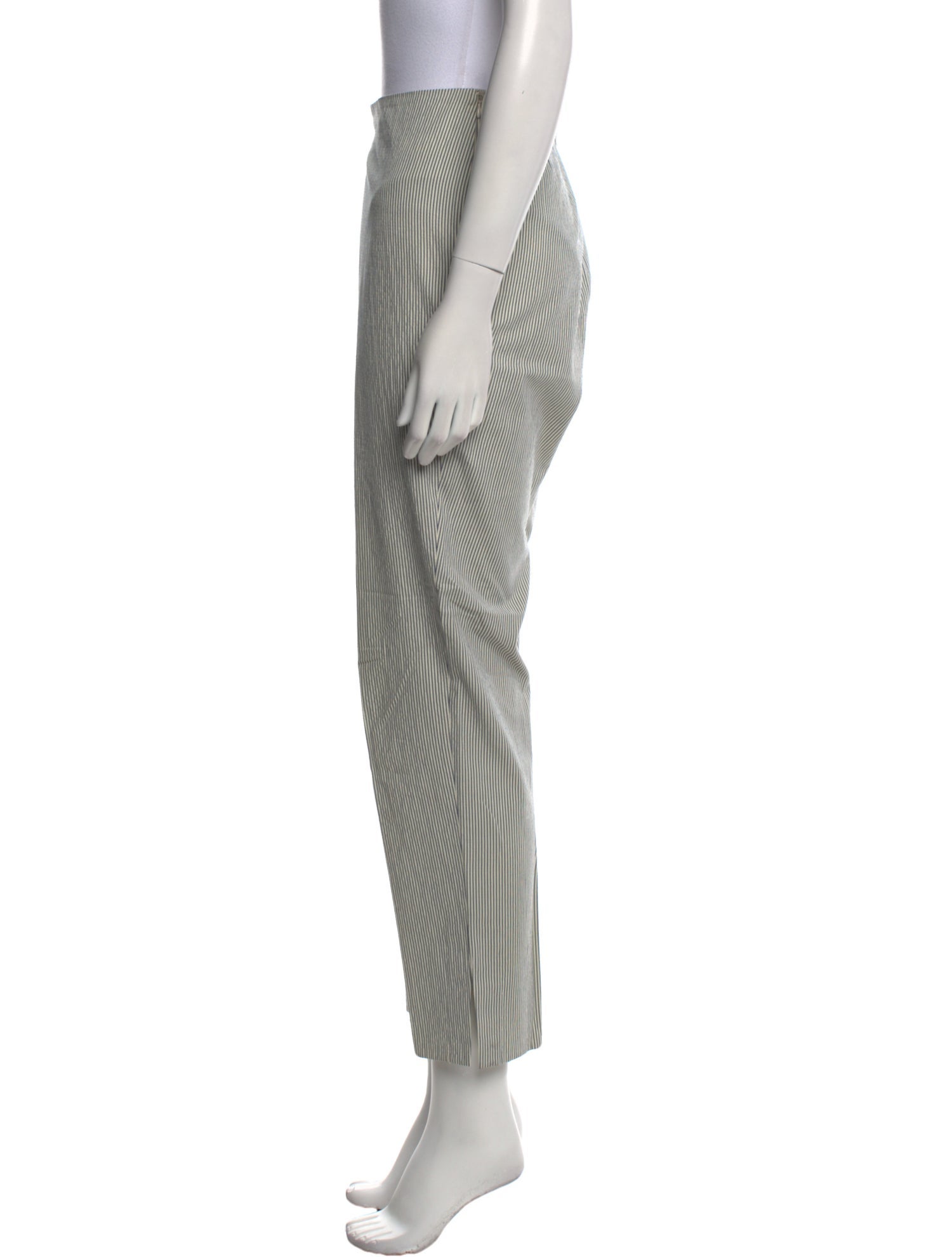 Brunello Cucinelli Striped Straight Leg Pants
