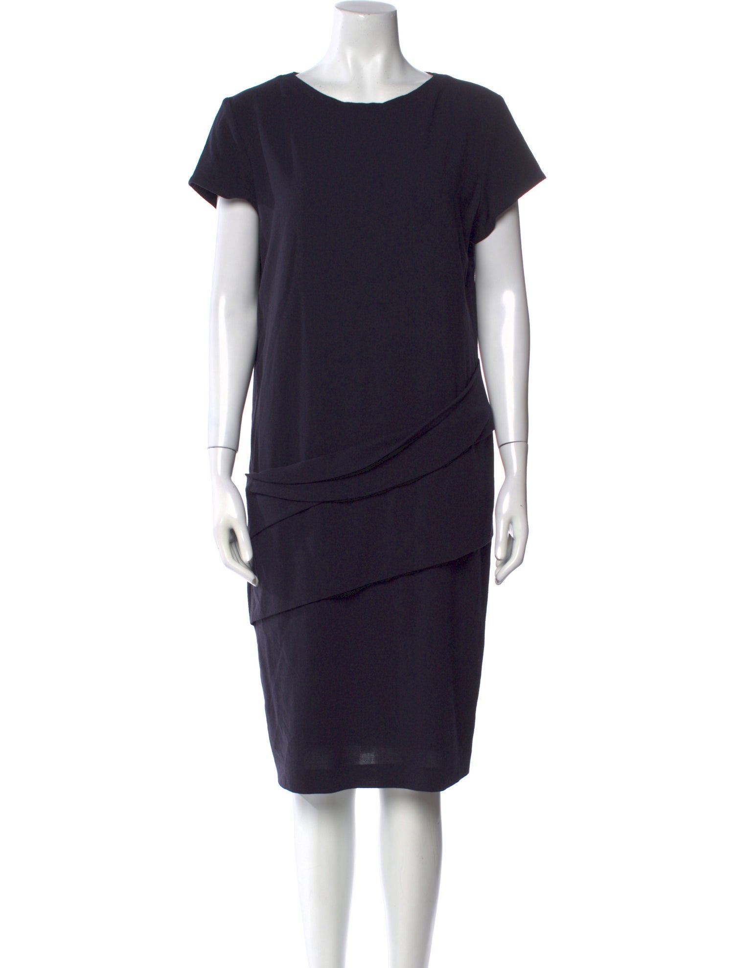 Brunello Cucinelli Virgin Wool Midi Length Dress