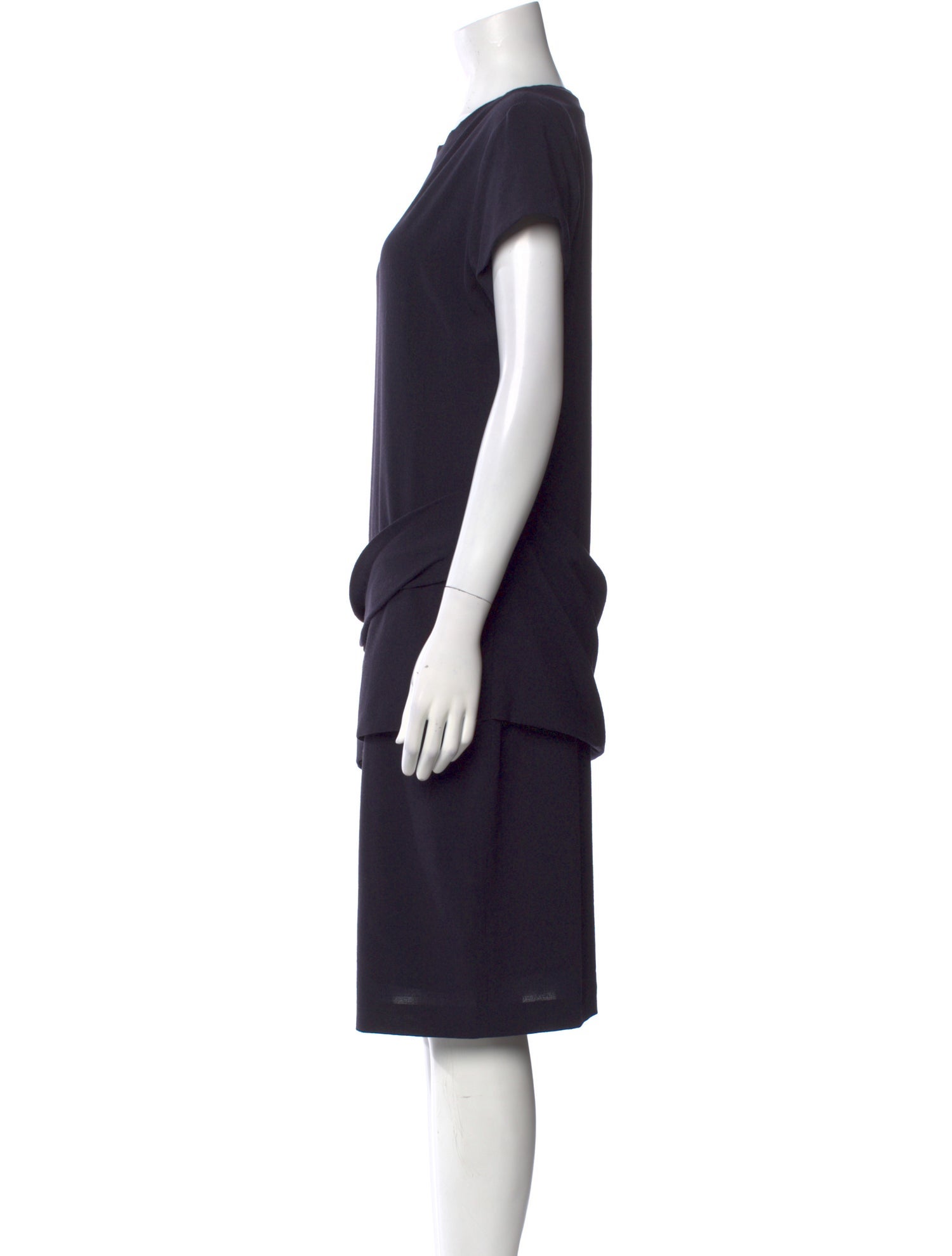 Brunello Cucinelli Virgin Wool Midi Length Dress