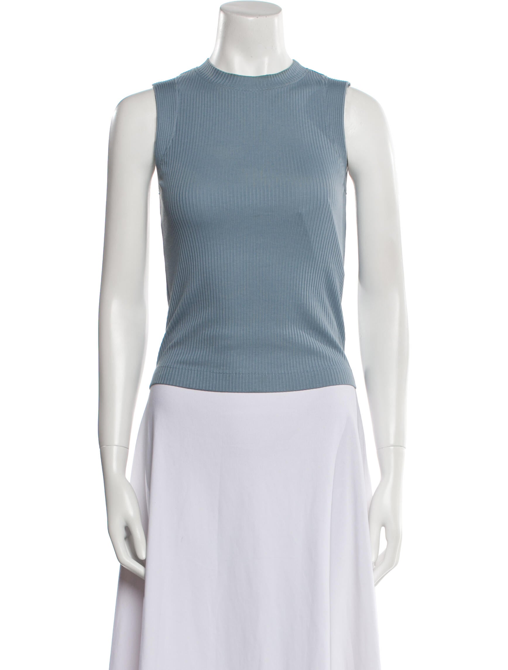 Brunello Cucinelli Crew Neck Sleeveless Top